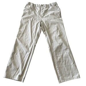 Blue Harbour Chino Pants Mens 35x30 Beige Cotton Coastal Classic Casual Khaki